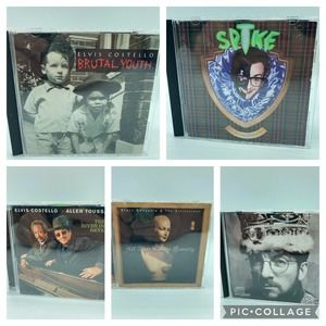 Elvis Costello 5 CD lot Spike Brutal Youth Show Useless Beauty River In Reverse